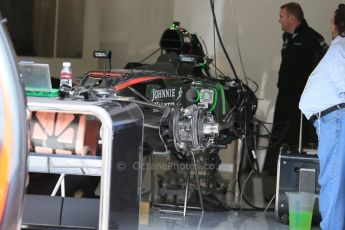 World © Octane Photographic Ltd. McLaren Honda MP4/30 front brake. Thursday 18th June 2015, F1 Austrian GP Paddock, Red Bull Ring, Spielberg, Austria. Digital Ref: 1302LB1D4393