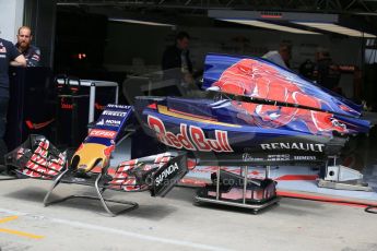 World © Octane Photographic Ltd. Scuderia Toro Rosso STR10 bodywork, sidepod and nose and front wing. Thursday 18th June 2015, F1 Austrian GP Paddock, Red Bull Ring, Spielberg, Austria. Digital Ref: 1302LB1D4452