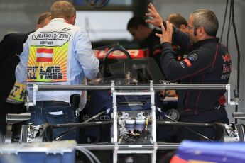 World © Octane Photographic Ltd. Scuderia Toro Rosso STR10. Thursday 18th June 2015, F1 Austrian GP Paddock, Red Bull Ring, Spielberg, Austria. Digital Ref: 1302LB1D4455