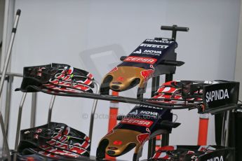 World © Octane Photographic Ltd. Scuderia Toro Rosso STR10 – nose and front wing. Thursday 18th June 2015, F1 Austrian GP Paddock, Red Bull Ring, Spielberg, Austria. Digital Ref: 1302LB1D4473