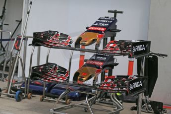 World © Octane Photographic Ltd. Scuderia Toro Rosso STR10 – nose and front wing. Thursday 18th June 2015, F1 Austrian GP Paddock, Red Bull Ring, Spielberg, Austria. Digital Ref: 1302LB1D4475