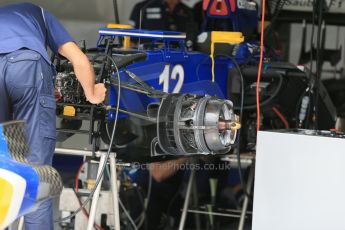World © Octane Photographic Ltd. Sauber F1 Team C34-Ferrari front brakes – Felipe Nasr. Thursday 18th June 2015, F1 Austrian GP Paddock Red Bull Ring, Spielberg, Austria. Digital Ref: 1302LB1D4520