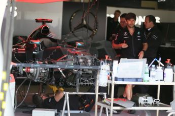 World © Octane Photographic Ltd. Mercedes AMG Petronas F1 W06 Hybrid. Thursday 18th June 2015, F1 Austrian GP Paddock, Red Bull Ring, Spielberg, Austria. Digital Ref: 1302LB1D4566