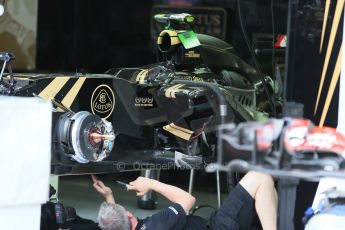 World © Octane Photographic Ltd. Lotus F1 Team E23 Hybrid – Pastor Maldonado. Thursday 18th June 2015, F1 Austrian GP Paddock, Red Bull Ring, Spielberg, Austria. Digital Ref: 1302LB1D4591
