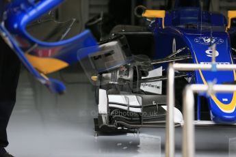 World © Octane Photographic Ltd. Sauber F1 Team C34-Ferrari – Marcus Ericsson. Thursday 18th June 2015, F1 Austrian GP Paddock, Red Bull Ring, Spielberg, Austria. Digital Ref: 1302LB1D4615