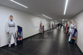 World © Octane Photographic Ltd. Life size card cutout drivers. Thursday 18th June 2015, F1 Austrian GP Paddock, Red Bull Ring, Spielberg, Austria. Digital Ref: 1302LB1D4586