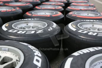 World © Octane Photographic Ltd. Thursday 18th June 2015, GP2 tyre choice, Austrian GP Paddock, Red Bull Ring, Spielberg, Austria. Digital Ref: 1301CB5D4669