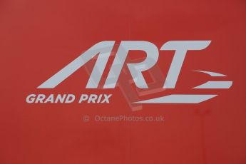 World © Octane Photographic Ltd. Thursday 18th June 2015, GP2 Austrian GP Paddock, Red Bull Ring, Spielberg, Austria - ART Grand Prix logo. Digital Ref: 1301CB5D4683