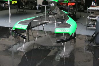 World © Octane Photographic Ltd. Thursday 18th June 2015, GP3 Austrian GP Paddock, Red Bull Ring, Spielberg, Austria, Status GP bodywork in the rain. Digital Ref: 1301CB5D4698