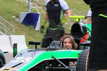 World © Octane Photographic Ltd. Thursday 18th June 2015, GP2 Austrian GP Paddock, Red Bull Ring, Spielberg, Austria - Status Grand Prix pit stop practice. Digital Ref: 1301CB7D2984