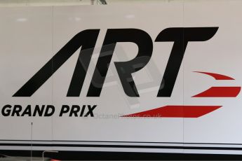 World © Octane Photographic Ltd. Thursday 18th June 2015, GP2 Austrian GP Paddock, Red Bull Ring, Spielberg, Austria - ART Grand Prix logo. Digital Ref: 1301CB7D3003