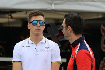 World © Octane Photographic Ltd. Thursday 18th June 2015, GP2-GP3 Austrian GP Paddock, Red Bull Ring, Spielberg, Austria, DAMS - Alex Lynn. Digital Ref: 1301CB7D3030