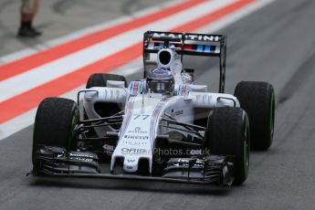 World © Octane Photographic Ltd. Williams Martini Racing FW37 – Valtteri Bottas. Wednesday 24th June 2015, F1 In Season Testing, Red Bull Ring, Spielberg, Austria. Digital Ref: 1323LB1D1459