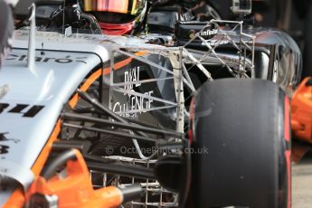 World © Octane Photographic Ltd. Sahara Force India VJM08. Wednesday 24th June 2015, F1 In Season Testing, Red Bull Ring, Spielberg, Austria. Digital Ref: 1323LB1D1576