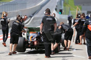 World © Octane Photographic Ltd. Sahara Force India VJM08 – Pascal Wehrlein. Wednesday 24th June 2015, F1 In Season Testing, Red Bull Ring, Spielberg, Austria. Digital Ref: 1323LB1D1902
