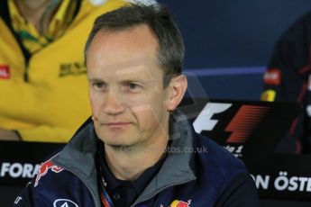 World © Octane Photographic Ltd. FIA Team Personnel Press Conference. Friday 19th June 2015, F1 Austrian GP, Red Bull Ring, Spielberg, Austria. Infiniti Red Bull Racing Chief Engineer (Car Engineering) – Paul Monaghan. Digital Ref: 1308LB1D6898
