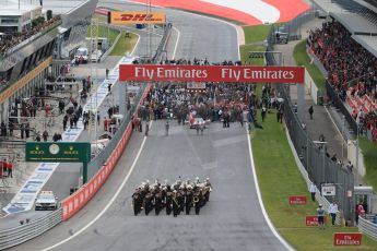 World © Octane Photographic Ltd. Full grid. Sunday 21st June 2015, F1 Austrian GP, Red Bull Ring, Spielberg, Austria. Digital Ref: 1318LB1D9320