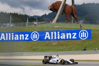 World © Octane Photographic Ltd. Williams Martini Racing FW37 – Felipe Massa. Friday 19th June 2015, F1 Austrian GP Practice 1, Red Bull Ring, Spielberg, Austria. Digital Ref: 1304CB7D3180