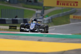 World © Octane Photographic Ltd. Sauber F1 Team C34-Ferrari – Marcus Ericsson. Friday 19th June 2015, F1 Austrian GP Practice 1, Red Bull Ring, Spielberg, Austria. Digital Ref: 1304LB1D5055