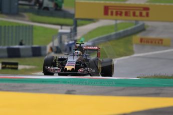 World © Octane Photographic Ltd. Scuderia Toro Rosso STR10 – Carlos Sainz Jnr. Friday 19th June 2015, F1 Austrian GP Practice 1, Red Bull Ring, Spielberg, Austria. Digital Ref: 1304LB1D5067