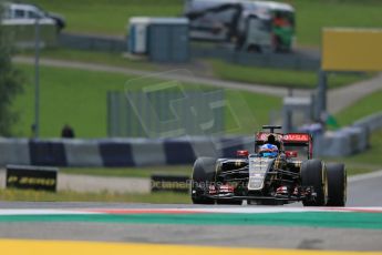 World © Octane Photographic Ltd. Lotus F1 Team E23 Hybrid Reserve Driver – Jolyon Palmer. Friday 19th June 2015, F1 Austrian GP Practice 1, Red Bull Ring, Spielberg, Austria. Digital Ref: 1304LB1D5120