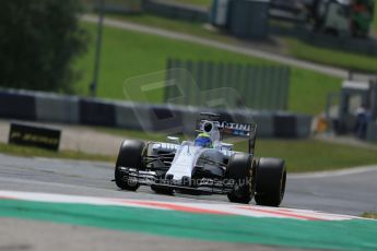 World © Octane Photographic Ltd. Williams Martini Racing FW37 – Felipe Massa. Friday 19th June 2015, F1 Austrian GP Practice 1, Red Bull Ring, Spielberg, Austria. Digital Ref: 1304LB1D5300