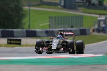 World © Octane Photographic Ltd. Lotus F1 Team E23 Hybrid Reserve Driver – Jolyon Palmer. Friday 19th June 2015, F1 Austrian GP Practice 1, Red Bull Ring, Spielberg, Austria. Digital Ref: 1304LB1D5322