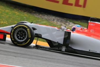 World © Octane Photographic Ltd. Manor Marussia F1 Team MR03B – William Stevens. Friday 19th June 2015, F1 Austrian GP Practice 1, Red Bull Ring, Spielberg, Austria. Digital Ref: 1304LB1D5466