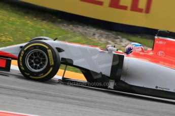 World © Octane Photographic Ltd. Manor Marussia F1 Team MR03B – William Stevens. Friday 19th June 2015, F1 Austrian GP Practice 1, Red Bull Ring, Spielberg, Austria. Digital Ref: 1304LB1D5466