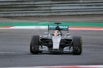 World © Octane Photographic Ltd. Mercedes AMG Petronas F1 W06 Hybrid – Lewis Hamilton. Friday 19th June 2015, F1 Austrian GP Practice 1, Red Bull Ring, Spielberg, Austria. Digital Ref: 1304LB1D5584