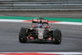 World © Octane Photographic Ltd. Lotus F1 Team E23 Hybrid Reserve Driver – Jolyon Palmer. Friday 19th June 2015, F1 Austrian GP Practice 1, Red Bull Ring, Spielberg, Austria. Digital Ref: 1304LB1D5688