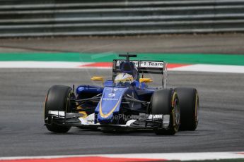 World © Octane Photographic Ltd. Sauber F1 Team C34-Ferrari – Marcus Ericsson. Friday 19th June 2015, F1 Austrian GP Practice 1, Red Bull Ring, Spielberg, Austria. Digital Ref: 1304LB1D5711