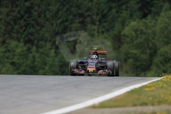 World © Octane Photographic Ltd. Scuderia Toro Rosso STR10 – Carlos Sainz Jnr. Friday 19th June 2015, F1 Austrian GP Practice 1, Red Bull Ring, Spielberg, Austria. Digital Ref: 1304LB1D5719