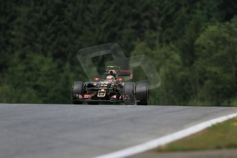 World © Octane Photographic Ltd. Lotus F1 Team E23 Hybrid – Pastor Maldonado. Friday 19th June 2015, F1 Austrian GP Practice 1, Red Bull Ring, Spielberg, Austria. Digital Ref: 1304LB1D5737