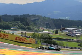 World © Octane Photographic Ltd. Mercedes AMG Petronas F1 W06 Hybrid – Lewis Hamilton. Friday 19th June 2015, F1 Austrian GP Practice 1, Red Bull Ring, Spielberg, Austria. Digital Ref: 1304LW1L2532