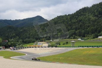 World © Octane Photographic Ltd. Lotus F1 Team E23 Hybrid – Romain Grosjean. Friday 19th June 2015, F1 Austrian GP Practice 2, Red Bull Ring, Spielberg, Austria. Digital Ref: 1306CB5D4768