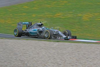 World © Octane Photographic Ltd. Mercedes AMG Petronas F1 W06 Hybrid – Nico Rosberg. Friday 19th June 2015, F1 Practice 2, Red Bull Ring, Spielberg, Austria. Digital Ref: 1306CB7D3691