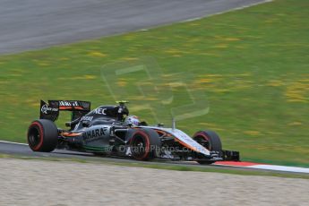 World © Octane Photographic Ltd. Sahara Force India VJM08 – Sergio Perez. Friday 19th June 2015, F1 Austrian GP Practice 2, Red Bull Ring, Spielberg, Austria. Digital Ref: 1306CB7D3798