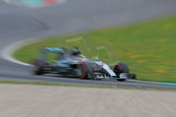 World © Octane Photographic Ltd. Mercedes AMG Petronas F1 W06 Hybrid – Lewis Hamilton. Friday 19th June 2015, F1 Austrian GP Practice 2, Red Bull Ring, Spielberg, Austria. Digital Ref: 1306CB7D3802