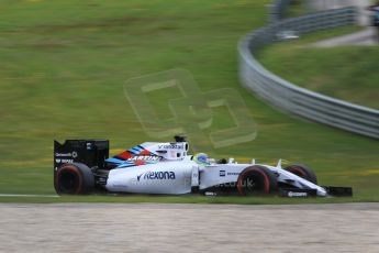 World © Octane Photographic Ltd. Williams Martini Racing FW37 – Felipe Massa. Friday 19th June 2015, F1 Austrian GP Practice 2, Red Bull Ring, Spielberg, Austria. Digital Ref: 1306CB7D3897