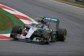 World © Octane Photographic Ltd. Mercedes AMG Petronas F1 W06 Hybrid – Nico Rosberg. Friday 19th June 2015, F1 Practice 2, Red Bull Ring, Spielberg, Austria. Digital Ref: 1306LB1D6479