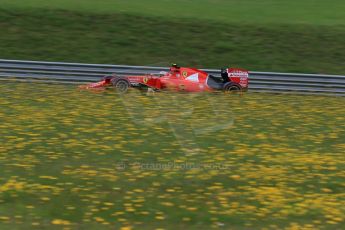 World © Octane Photographic Ltd. Scuderia Ferrari SF15-T– Kimi Raikkonen. Friday 19th June 2015, F1 Austrian GP Practice 2, Red Bull Ring, Spielberg, Austria. Digital Ref: 1306LB1D6514