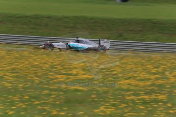 World © Octane Photographic Ltd. Mercedes AMG Petronas F1 W06 Hybrid – Lewis Hamilton. Friday 19th June 2015, F1 Austrian GP Practice 2, Red Bull Ring, Spielberg, Austria. Digital Ref: 1306LB1D6534