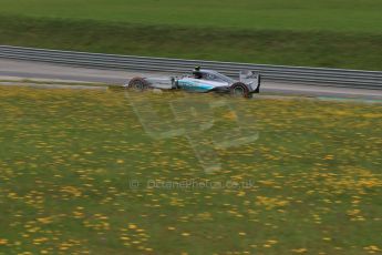 World © Octane Photographic Ltd. Mercedes AMG Petronas F1 W06 Hybrid – Nico Rosberg. Friday 19th June 2015, F1 Practice 2, Red Bull Ring, Spielberg, Austria. Digital Ref: 1306LB1D6549