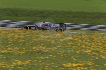 World © Octane Photographic Ltd. McLaren Honda MP4/30 – Fernando Alonso. Friday 19th June 2015, F1 Austrian GP Practice 2, Red Bull Ring, Spielberg, Austria. Digital Ref: 1306LB1D6576