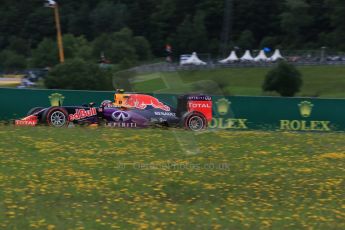 World © Octane Photographic Ltd. Infiniti Red Bull Racing RB11 – Daniil Kvyat. Friday 19th June 2015, F1 Austrian GP Practice 2, Red Bull Ring, Spielberg, Austria. Digital Ref: 1306LB1D6625