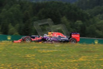 World © Octane Photographic Ltd. Infiniti Red Bull Racing RB11 – Daniel Ricciardo. Friday 19th June 2015, F1 GP Practice 2, Red Bull Ring, Spielberg, Austria. Digital Ref: 1306LB1D6648