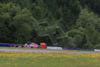 World © Octane Photographic Ltd. Scuderia Toro Rosso STR10 – Carlos Sainz Jnr. Friday 19th June 2015, F1 Austrian GP Practice 2, Red Bull Ring, Spielberg, Austria. Digital Ref: 1306LB1D6798