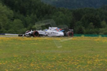 World © Octane Photographic Ltd. Williams Martini Racing FW37 – Felipe Massa. Friday 19th June 2015, F1 Austrian GP Practice 2, Red Bull Ring, Spielberg, Austria. Digital Ref: 1306LB1D6888