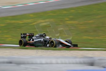 World © Octane Photographic Ltd. Sahara Force India VJM08 – Sergio Perez. Saturday 20th June 2015, F1 Austrian GP Practice 3, Red Bull Ring, Spielberg, Austria. Digital Ref: 1311CB5D4932